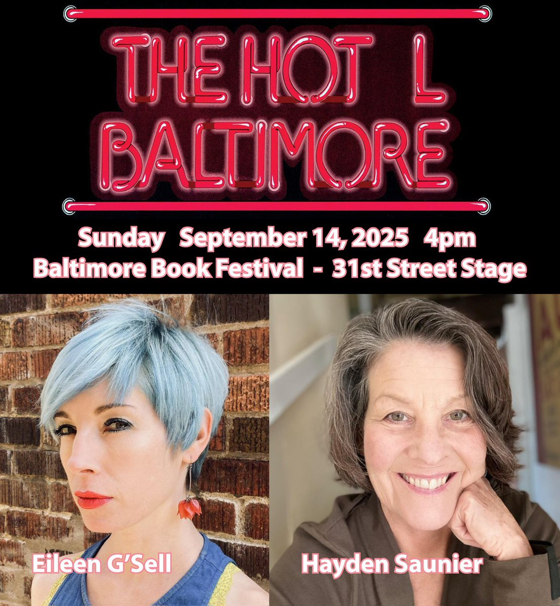 SmartishPace's tweet photo. Sunday! 4pm at Baltimore Book Festival poets @Reckless_Edit & @Hayden_Saunier will read along with a few suprise poets. Stage located at 400 E 31st St, Baltimore, MD 21218 - we hope to see you there! Thanks to @TheIvyBookshop for sponsoring!
#poetry #SmartishPace #Poets #HotL https://t.co/DnMkuO3I60