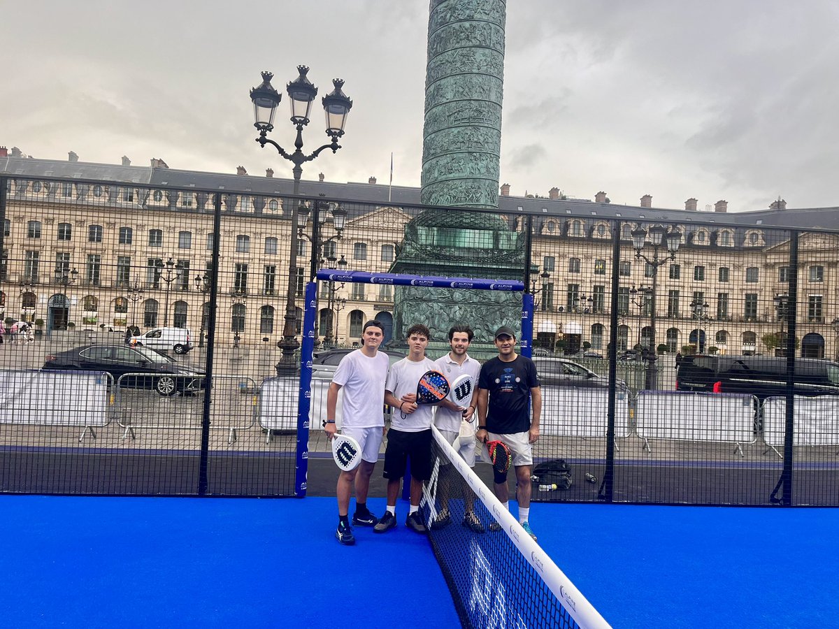 #padel place Vendôme 👍
<a href="/ParisPadelMajor/">Alpine Paris Major Premier Padel - FFT</a>