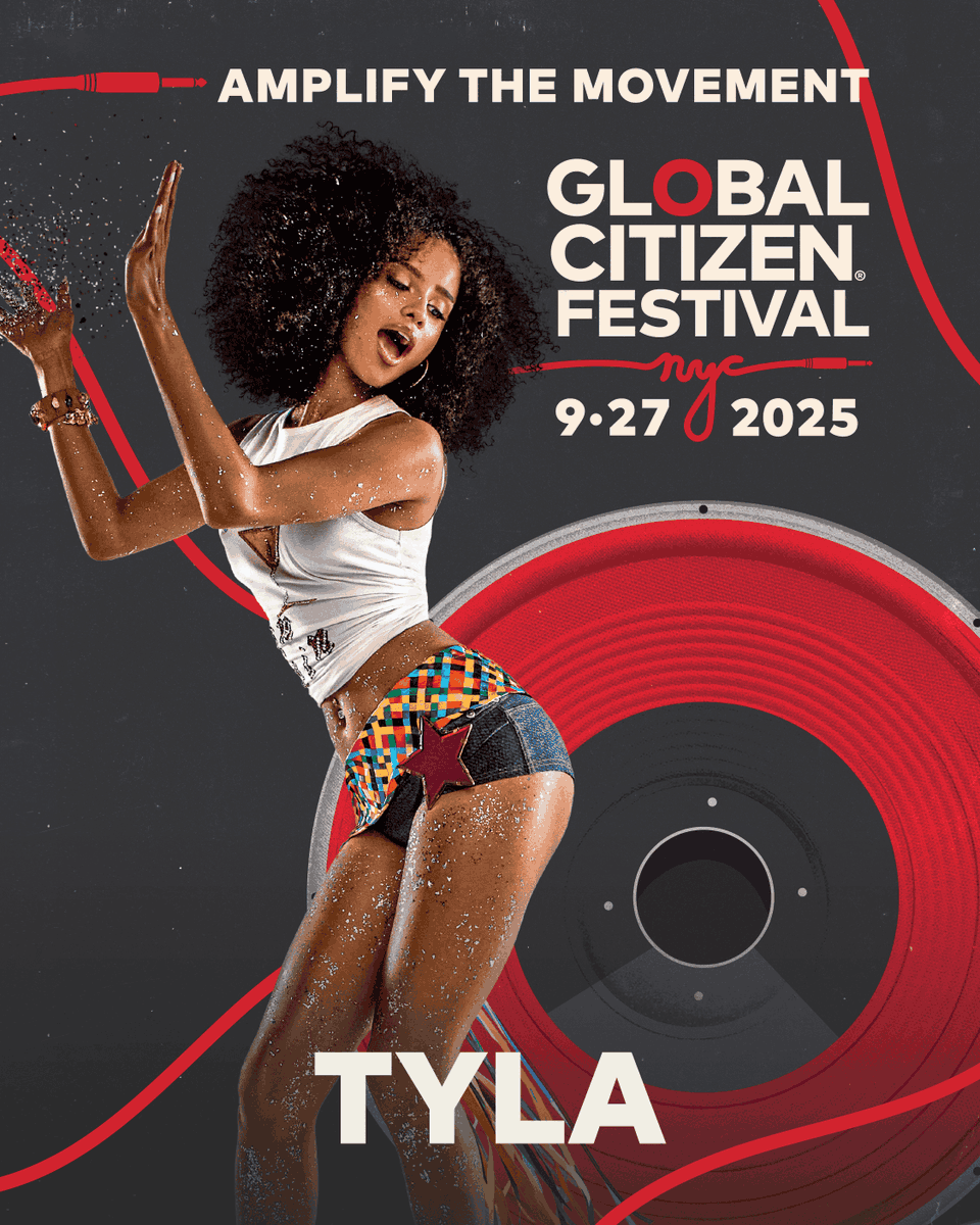 GlblCtznAfrica's tweet photo. From Jozi to NYC 🌍✨ Tyla is bringing the sound, the moves, the fire 🎶🔥 Who’s ready to dance at #GCFestNYC 💃🏾
#Tyla #GlobalCitizen #AfricaToTheWorld #GlobalCitizenAfrica #MoveAfrika #GCFest #Globalcitizenfestival https://t.co/7qmHlCJ2hQ