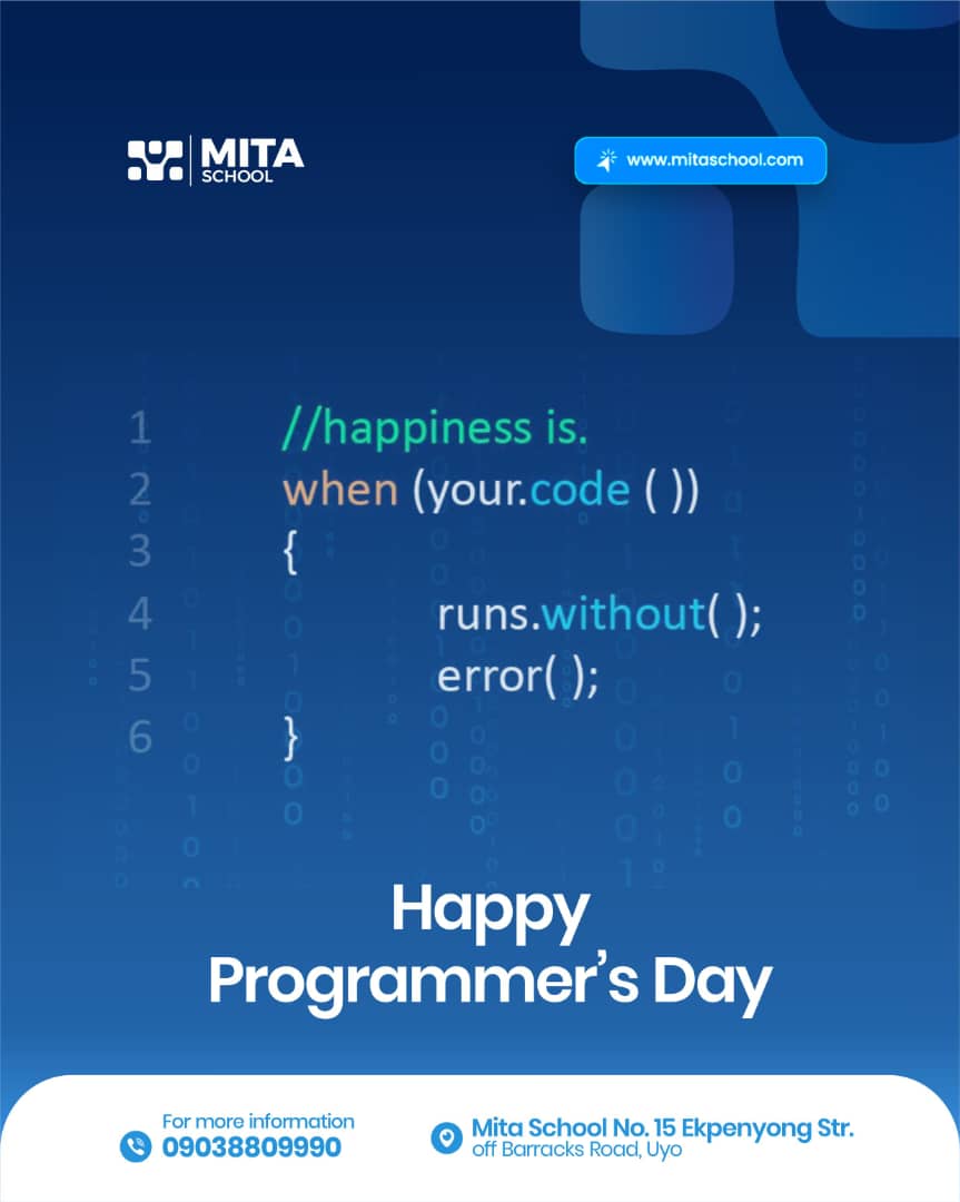 DavidIme78's tweet image. Coding life as a PHP Developer at @MitaSchool

Happy Programmers Day!
Cleaner code, smarter solutions, bigger projects💻✨
Cheers to growth and innovation🥂

#ProgrammersDay
#PHPDeveloper
#MitaSchool