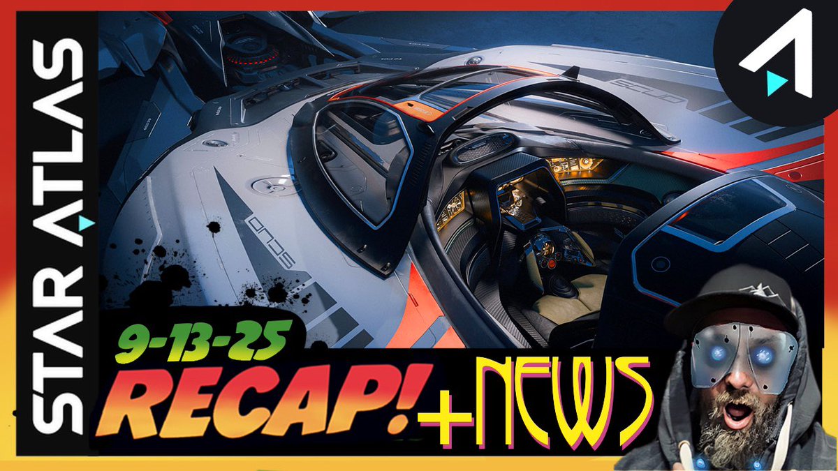 ⭐️NEW VIDEO⭐️ 

Star Atlas Recap 9-13-25 
#staratlas 
👇👇👇👇
youtu.be/mFwrZTi2SlU?si…