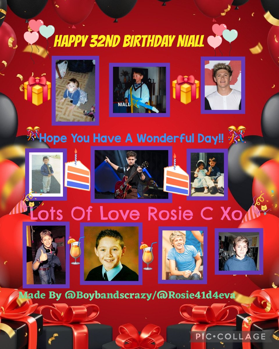 BoybandsCrazy's tweet photo. @niallhoran 
Happy 32nd Birthday Niall!! 
Hope You Had A Great From Rosie C Xo 
💚🎉🎈🎁🎊🧁🥂#HappyBirthdayNiall https://t.co/8oAHF2gdqj