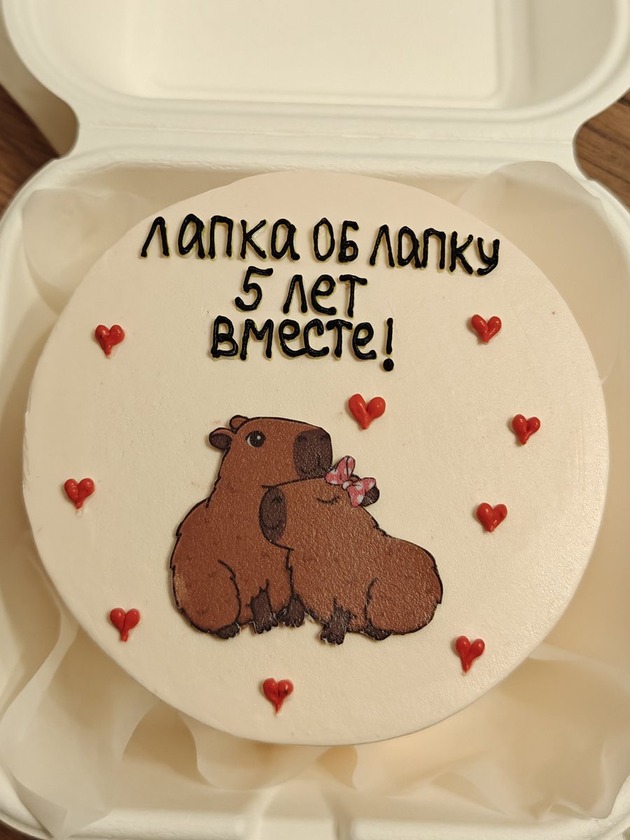 usually I don't write anything about my personal life here, but 

today is 5 years with my gf! 

not gonna say much, but honestly it's the best that could've happened with me through these years.

I am so grateful for this 🙏

(p.s. the text on the bento cake is "paw to paw, 5