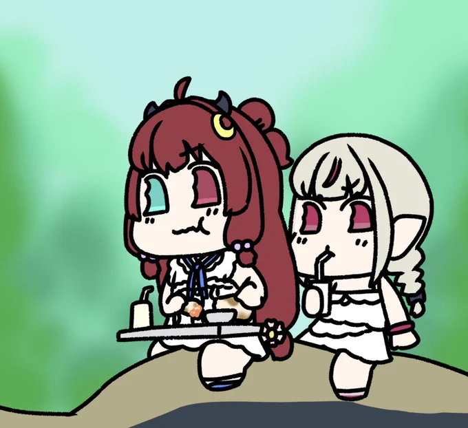 ロアちゃんおいらお稼ぎしてきたろう 今日9月14日食いしん坊の日 ロアちゃんお腹すいてきてない? 食いしん坊の日となるとどうしてかお腹グーグー鳴って美味しいもの食べたい!とさせられるよね ロアちゃん今日は好きな物食べ過ごして〜! ロアちゃんにカレーブーム来てた時描いたやつ #ロアちゃんへ