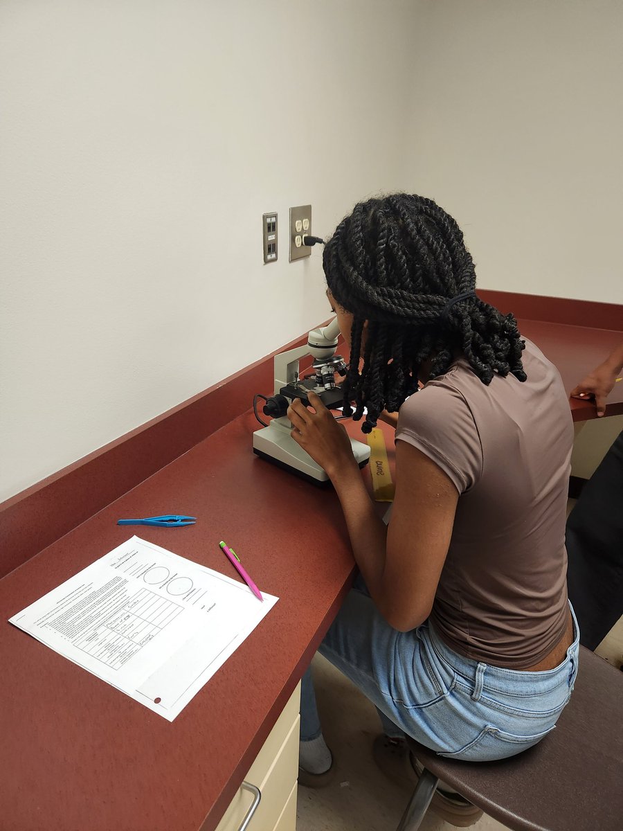 NCCA Forensics associates exploring the characteristics of hair used in criminal cases.
#nccaway