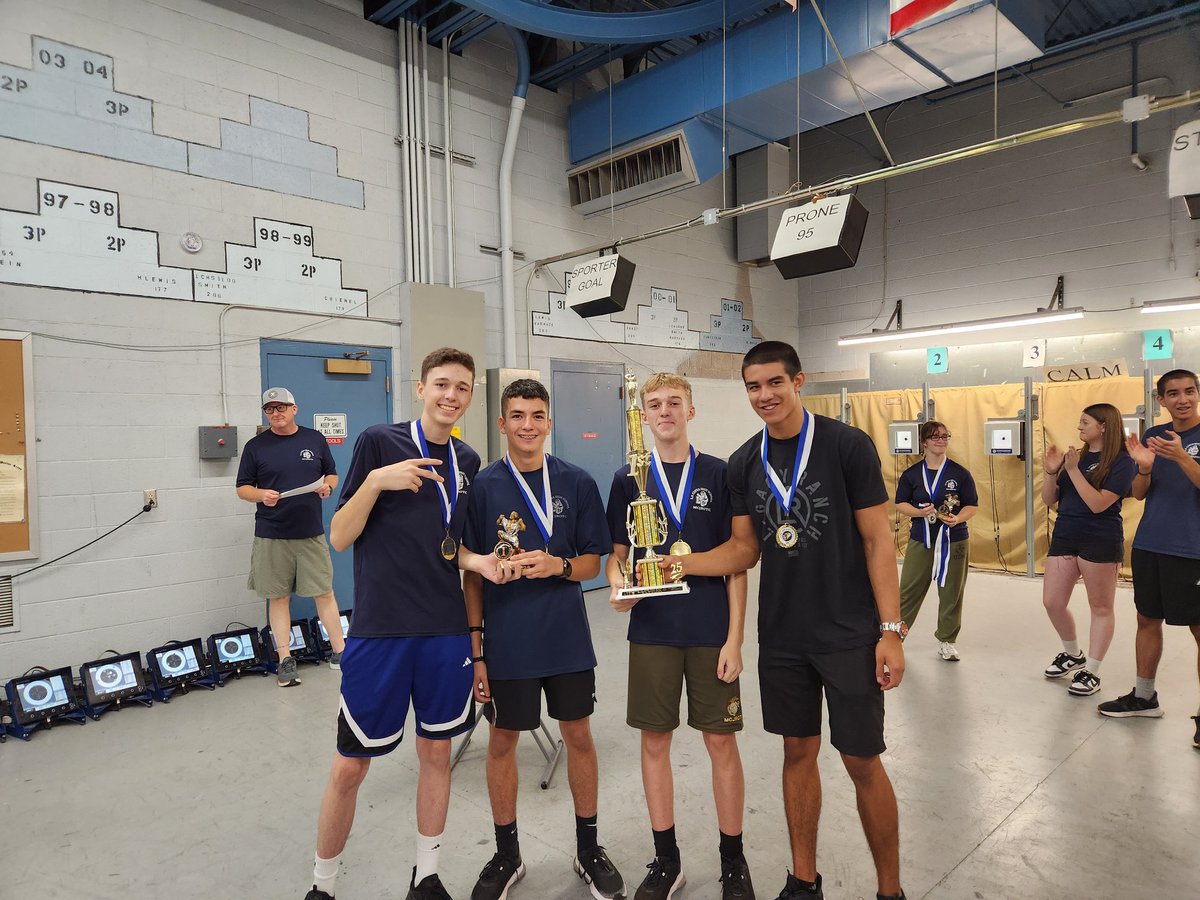 La Cueva High School’s MCJROTC program rocked the Biathlon this morning! The Female team took home 2nd Place and the Male team took home 1st Place! Micah Gregson and Yvonne Serna earned 2nd Place individual as well! <a href="/PrincipalLCHS/">La Cueva High School</a> <a href="/LCHS_MTapia/">Melanie Tapia</a> <a href="/LCHS_MCJROTCMI/">LCHS MCJROTC</a>