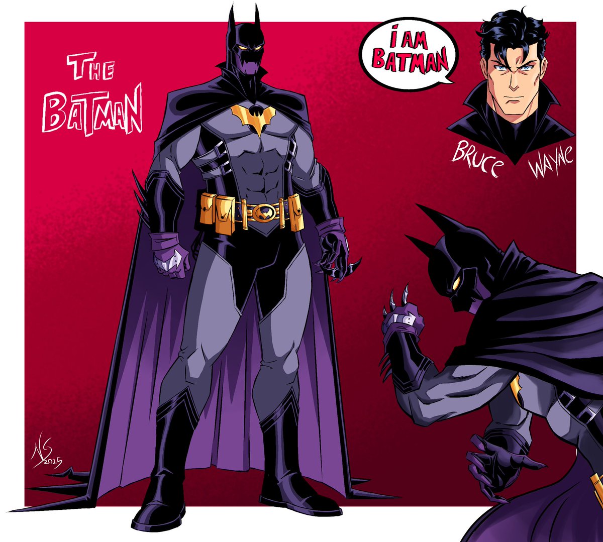 IMMORTAL DC:
The Batman.
#Batman #DCU #dccomics #art #artist