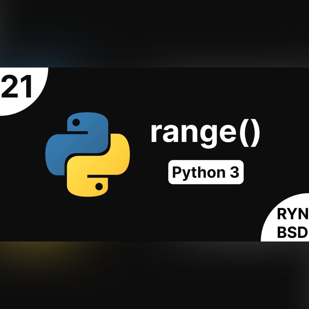 RynBsd's tweet image. 🚀 فيديو جديد على القناة!
«شرح Python 3 - range()» 🎥

مزيج من المرح 🤹‍♂️ والمعرفة 💡، يشرح لك دالة range() ببساطة وعمق في نفس الوقت.
👇 شاهد الآن واستمتع برحلة بناء الأكواد المتكررة بأناقة:
youtube.com/watch?v=QowYMx…

#python #pythonprogramming #pythontutorial