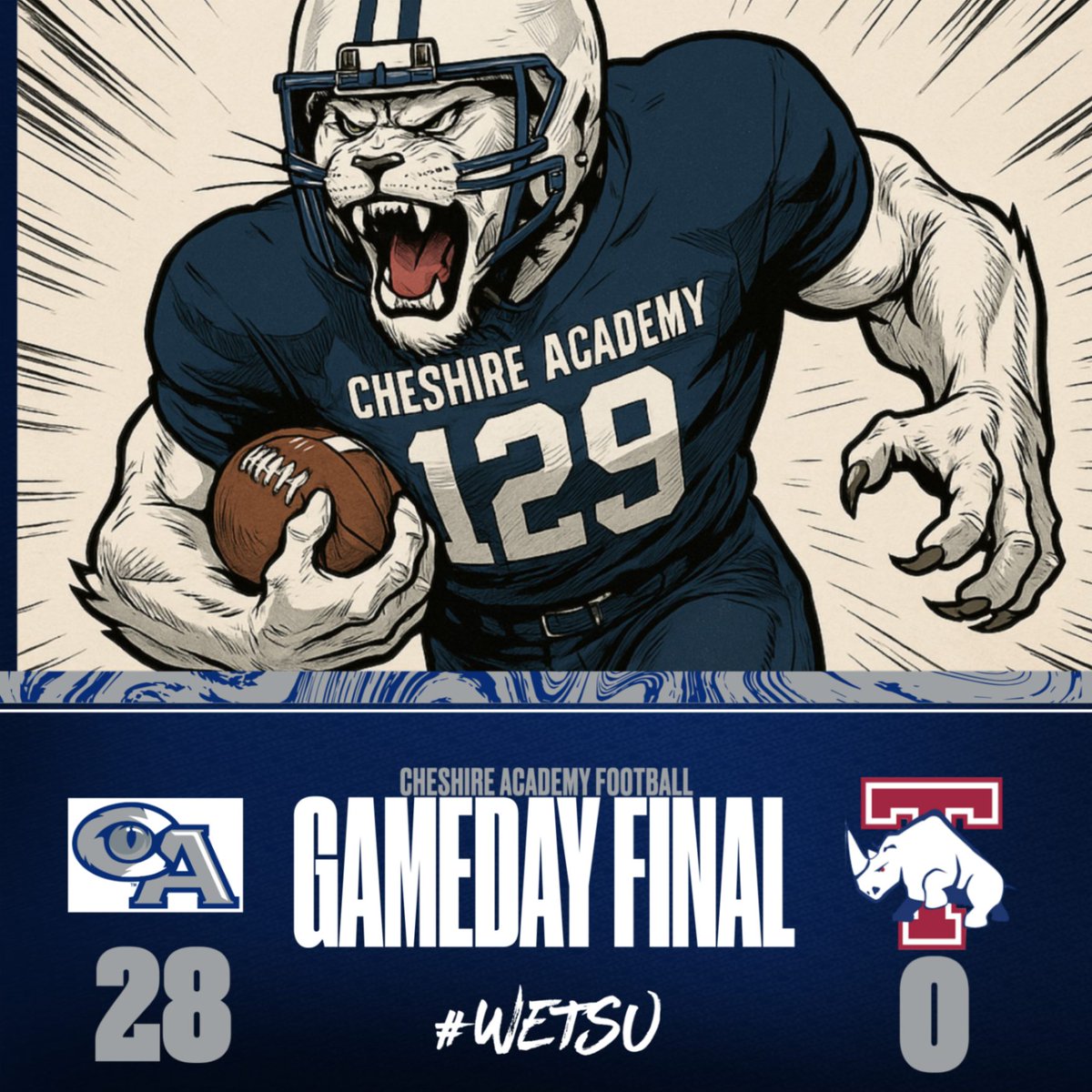 TEAM 129 #LightIT <a href="/markecke/">Mark Ecke</a> <a href="/CAcatsAthletics/">Cheshire Academy Athletics</a>