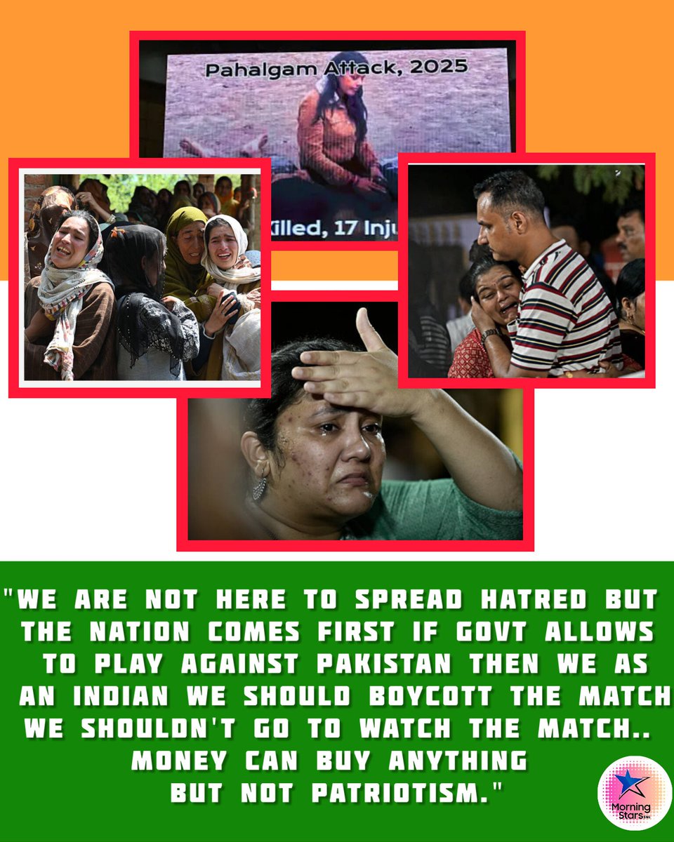 rkg_99's tweet photo. Money can buy anything but not patriotism.. As an Indian we should Boycott this match by ourselves..🇮🇳🫡 I'm a die hard fan of cricket but nation comes firts.
#boycoat #indiaVsPakistan #BoycottINDvPAK  #BoycottAsiaCup https://t.co/QyEUvabS7k
