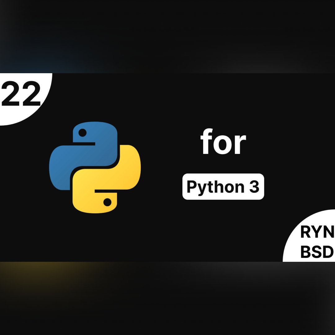 RynBsd's tweet image. فيديو جديد على القناة!
«شرح Python 3 - for loop» 🎥

مزيج من المرح 🤹‍♂️ والمعرفة 💡، يشرح الفكرة ببساطة وعمق في نفس الوقت.
👇 شاهد الآن واستمتع: youtube.com/watch?v=BnAhtm…

#python #pythonprogramming #pythontutorial
