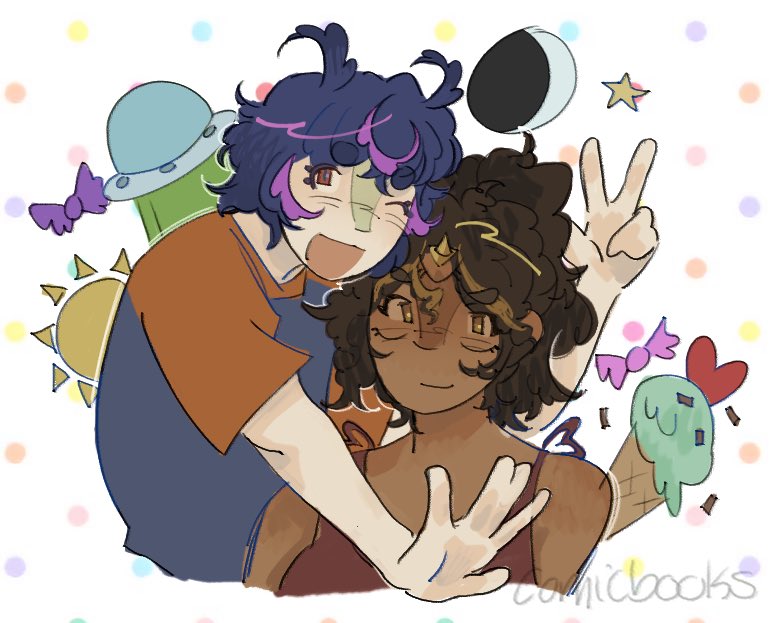 comicbookss_'s tweet image. I love them so bad????????

#Juno #Illari #Overwatch2