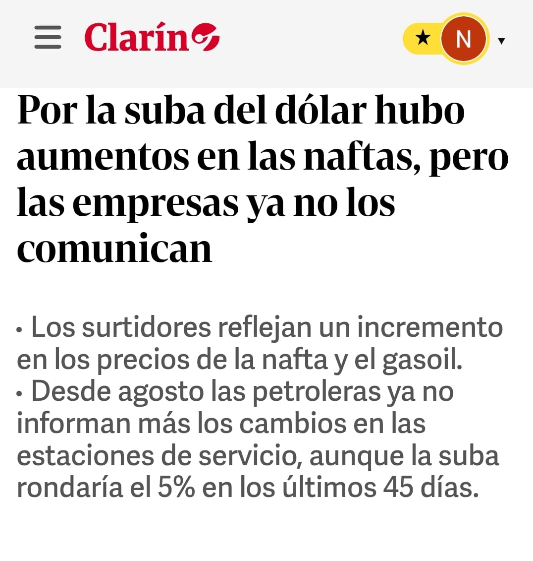 ¿Por qué si el dólar flota y no se trata de una devaluación, sube la nafta en secreto sin anuncio de la petrolera estatal?
 ¿A dónde va la plata recaudada del impuesto a los combustibles afectada al mantenimiento vial inexistente?
 ¿Quién se la esta apropiando?