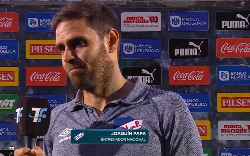 No nos puede volver a pasar lo que nos pasó con Bava. 

Joaquín Papa tiene que estar en Los Céspedes en Enero.