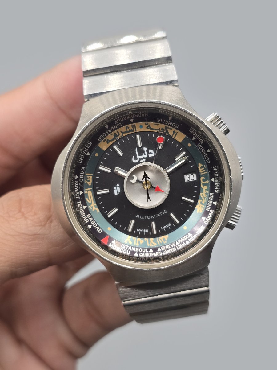 DaniyalWatches's tweet image. Vintage Dalil World Time Islamic Mecca Direction Compass Automatic Swiss Watch

Price: $250
📩 WhatsApp: +92 3001234939

DM to purchase or ask questions.
🌍 Worldwide shipping via UPS

#VintageWatch #DalilWatch #WorldTimeWatch  #MeccaCompass #QiblaCompass  #DaniyalWatches