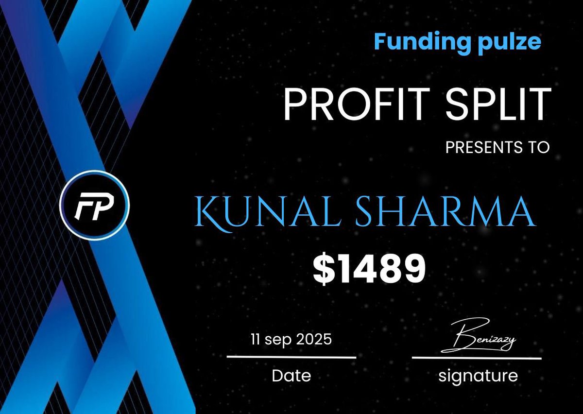 Congratulations to all traders,
Who reached payouts.

And there are many.

Buy now : fundingpulze.com