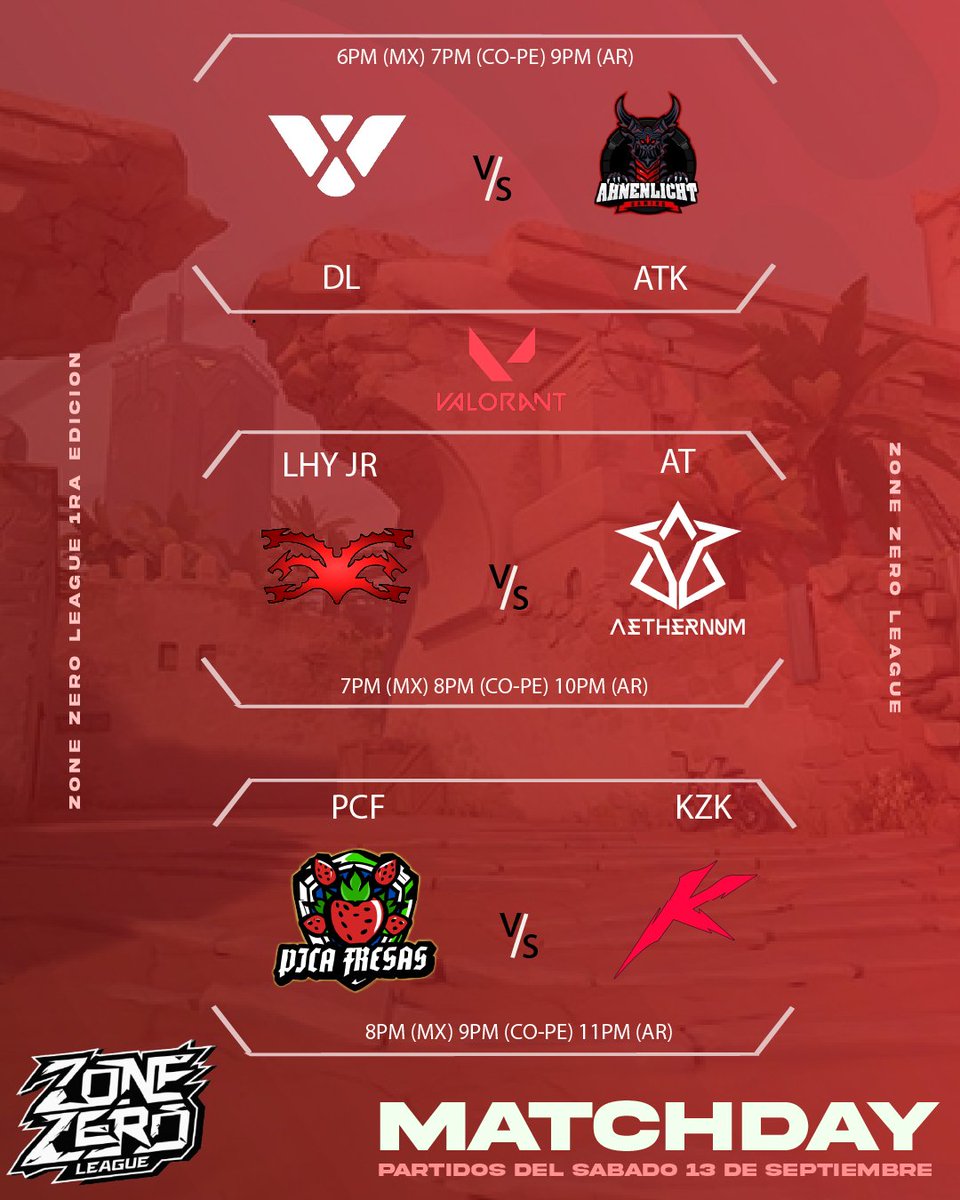 Horarios de juego del día de hoy

El equipo AETHERNUM no podra participar por lo cual su juego no se concretará