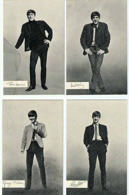 BeatlesArchive2's tweet photo. July 27 1963, The Typhoo Tea ad photos on Weston-super-Mare
"We had to do it over and over until they got it  right.” – Dezo Hoffmann
The #Beatles https://t.co/fr4gywkEW2