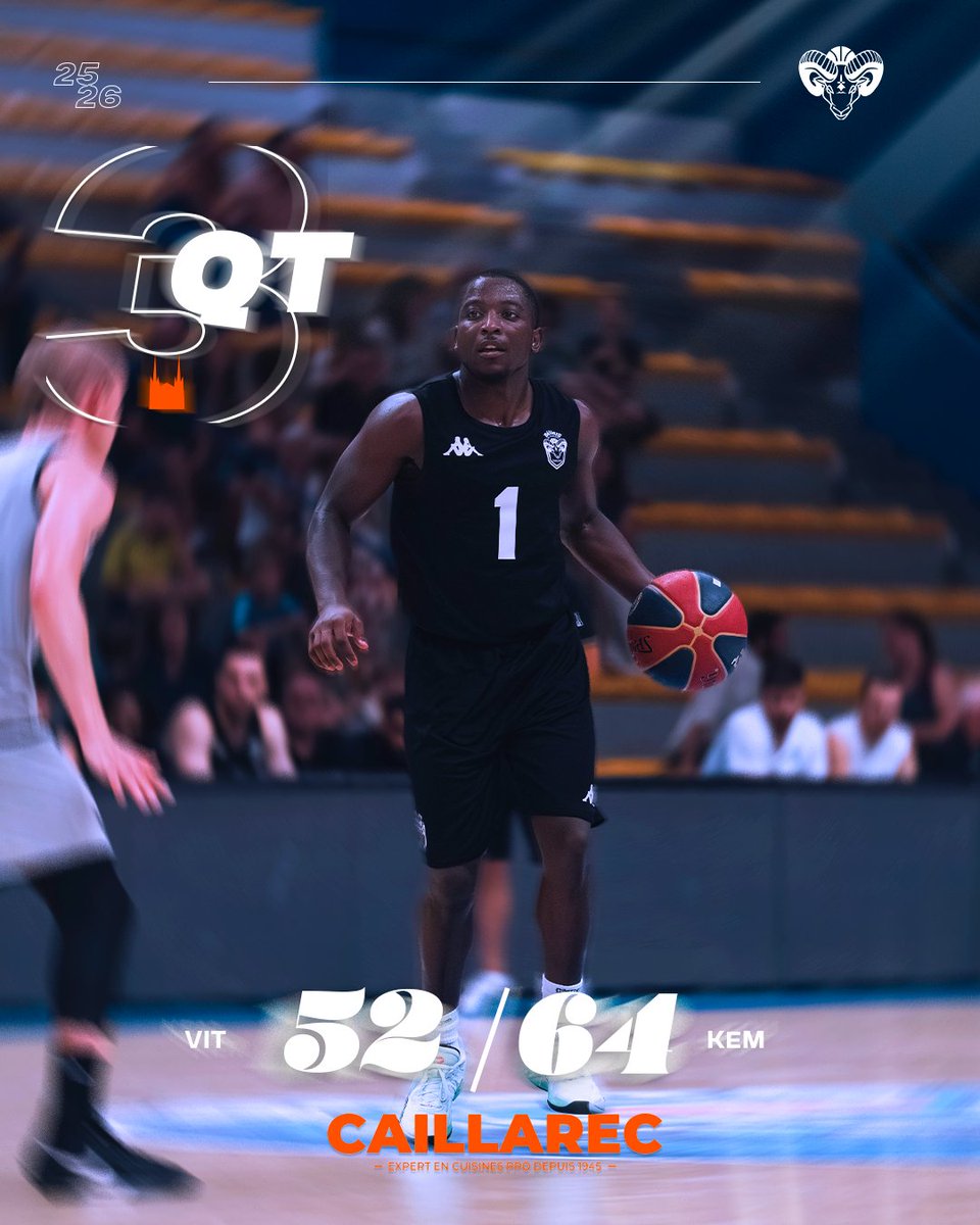 𝗖𝗮𝗶𝗹𝗹𝗮𝗿𝗲𝗰 𝘃𝗼𝘂𝘀 𝗽𝗿𝗲́𝘀𝗲𝗻𝘁𝗲 𝗹𝗲 𝘀𝗰𝗼𝗿𝗲 𝗱𝗲 𝗰𝗲 𝘁𝗿𝗼𝗶𝘀𝗶𝗲̀𝗺𝗲 𝗾𝘂𝗮𝗿𝘁-𝘁𝗲𝗺𝗽𝘀 !
Vitré s’est montré plus impactant sur ce 3ème acte.
Allez les gars, on lâche rien !!