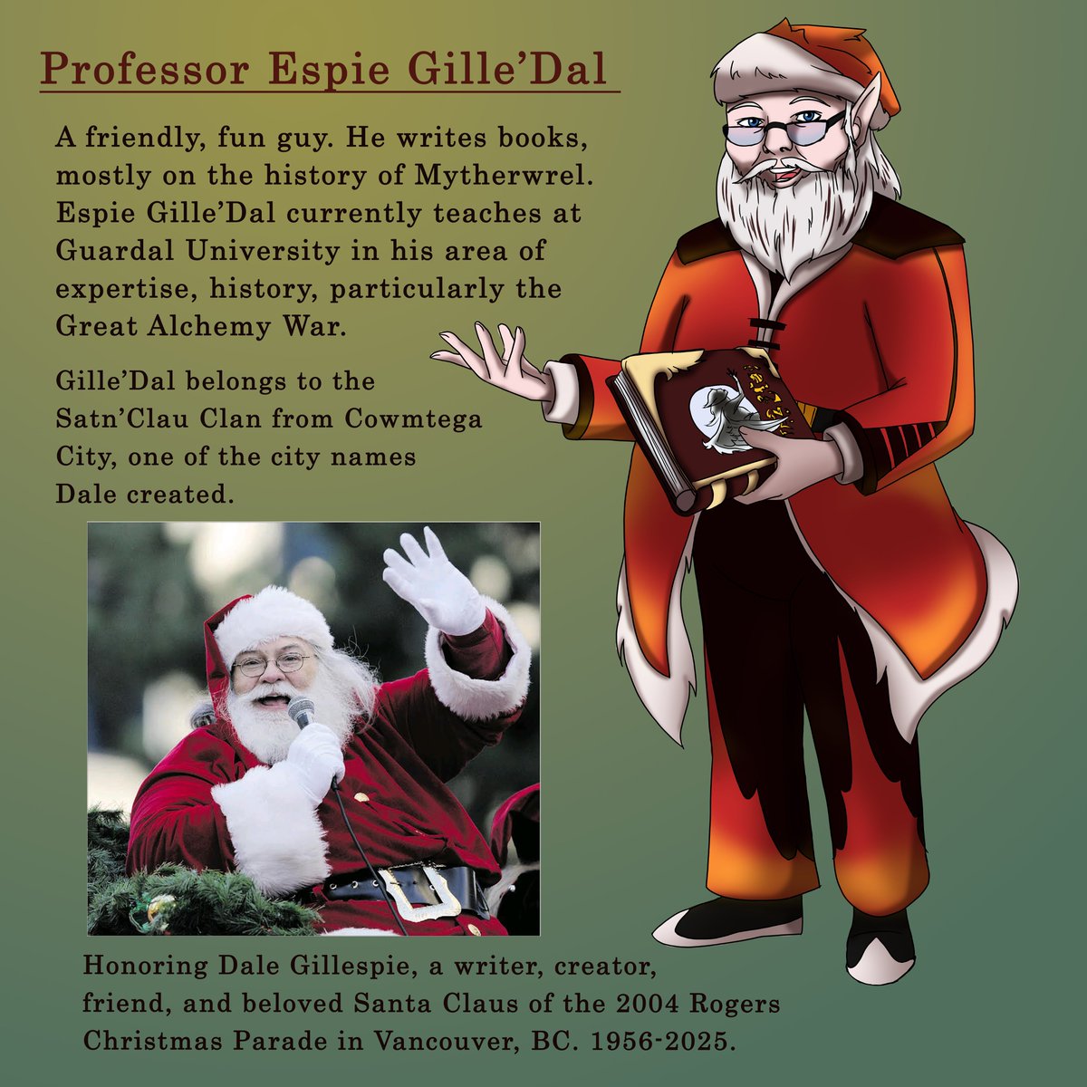 TheLadyRavenca's tweet photo. Recently, I learned that a close friend of mine, Dale Gillespie, passed away in March. He was one of the writers for my story, Tales of @Mytherwrel. In tribute to him, I have created a new character who will be featured in Issue #3.

Ten years ago, the team behind this story launched a special interview segment. Back then, our goal was to transform Tales of Mytherwrel into an animated series and give fans a chance to see and learn about the cast and crew. Here’s the video link for anyone interested in viewing it.
https://t.co/02LtDA11Qg
#TalesofMytherwrel #InMemoryOf #Tribute #ComicBook #NewCharacter #Storytelling #CreativeJourney #BehindTheScenes #RIP