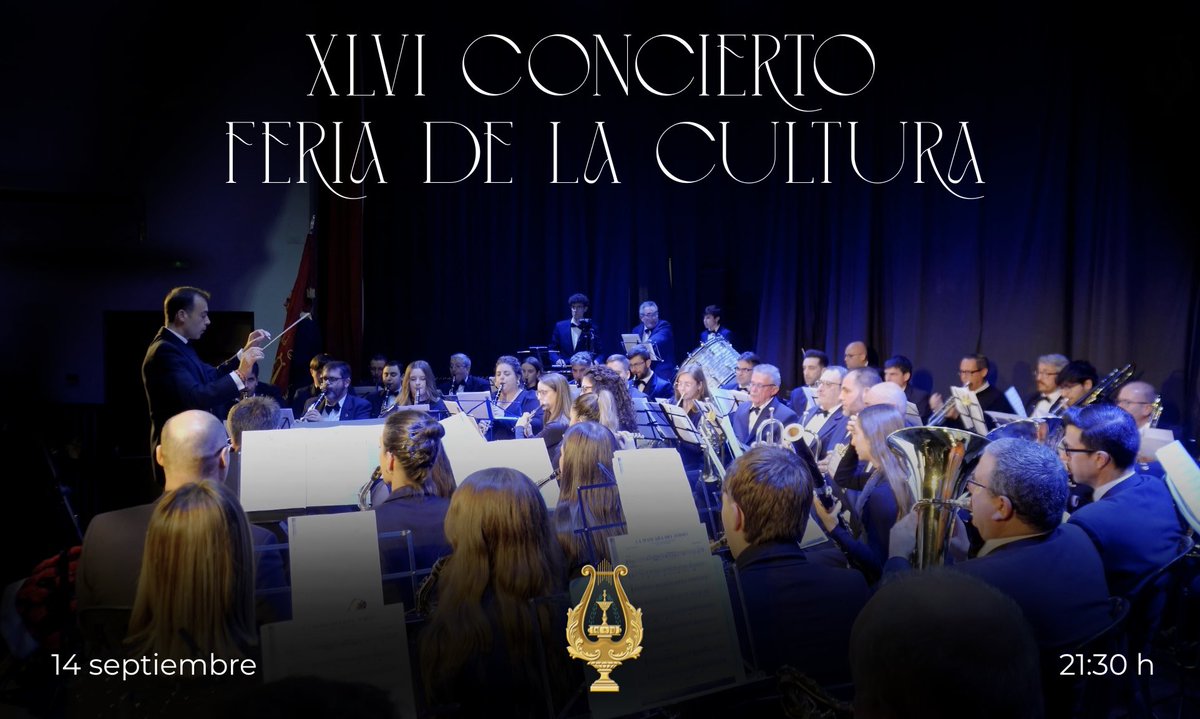 bandasfpilas's tweet photo. 𝐂𝐎𝐍𝐂𝐈𝐄𝐑𝐓𝐎 𝐃𝐄 𝐋𝐀 𝐅𝐄𝐑𝐈𝐀 𝐃𝐄 𝐋𝐀 𝐂𝐔𝐋𝐓𝐔𝐑𝐀 
Mañana tendrá lugar el tradicional concierto a cargo de la Sociedad Filarmónica de Pilas para clausurar la 𝐗𝐋𝐕𝐈 𝐅𝐞𝐫𝐢𝐚 𝐝𝐞 𝐥𝐚 𝐂𝐮𝐥𝐭𝐮𝐫𝐚.
@AytoPilas 

📍 Auditorio Casa de la Cultura (Pilas) https://t.co/MX0QexwYW4