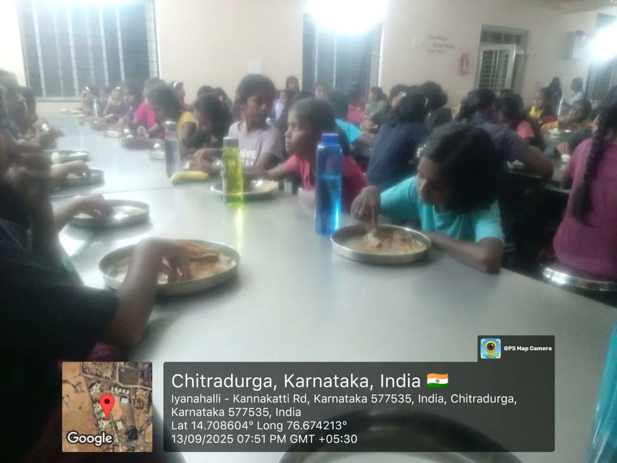 Dinner #SocialAudit_SWDMeals #SocialWelfare_Karnataka