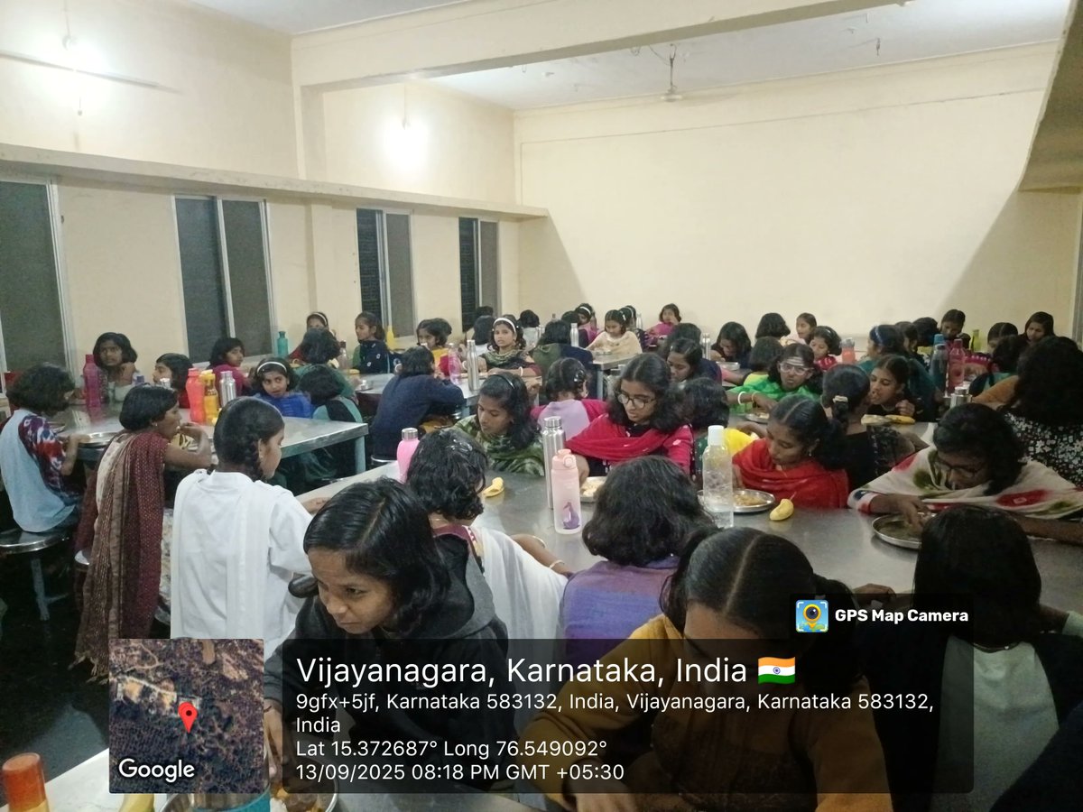 Dinner  #SocialAudit_SWDMeals #SocialWelfare_Karnataka