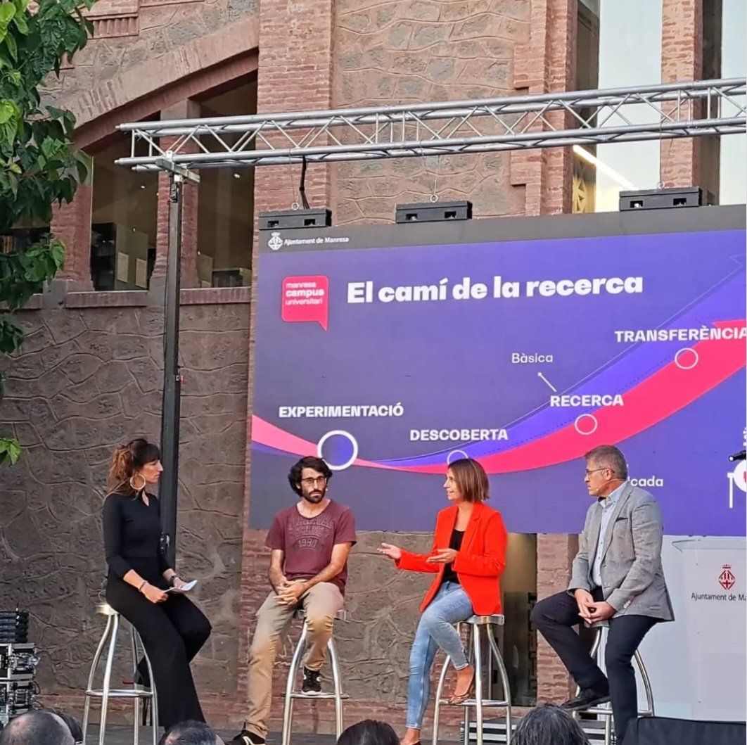 A #Manresa, amb la recerca, fem ciutat!

Nova edició de l'acte Amb la recerca fem ciutat! S'obrirà amb una taula rodona sobre l'impacte de la recerca i continuarà amb un networking científic.

25 de setembre a les 19.00h al pati de l'escorxador (plaça Bages, Manresa).