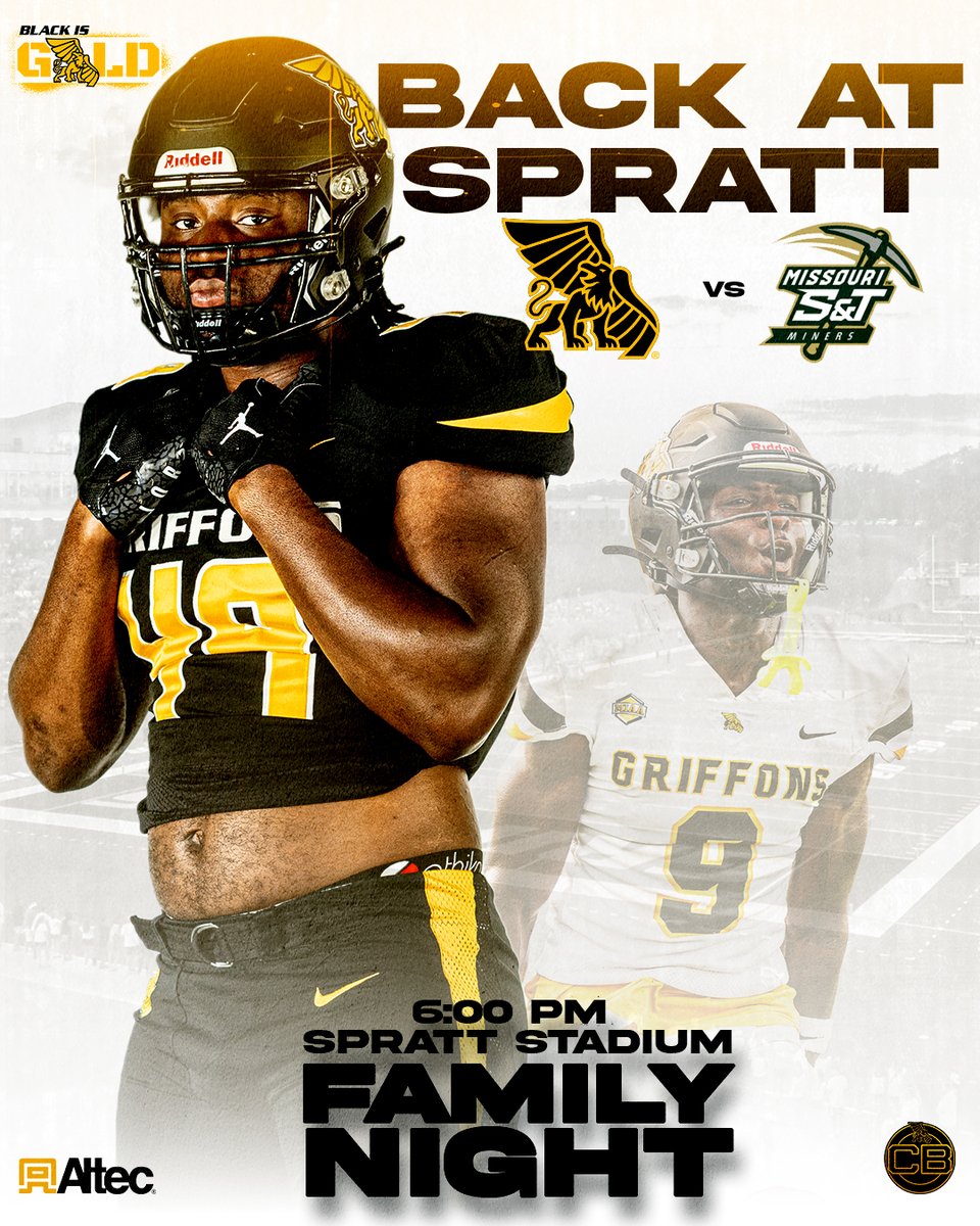MWSU_Football's tweet photo. Game Day! 🏈

Home opener is here.

🆚 Missouri S&amp;T
⏰ 6PM
🏟️ Spratt Stadium
📻 https://t.co/YPhoXjvYPj
📺 https://t.co/ZwynxR8l4p
📊 https://t.co/lJXwXUGvxi

#BlackIsGold🔔 | #A10Mentality https://t.co/cvqQbNZieV