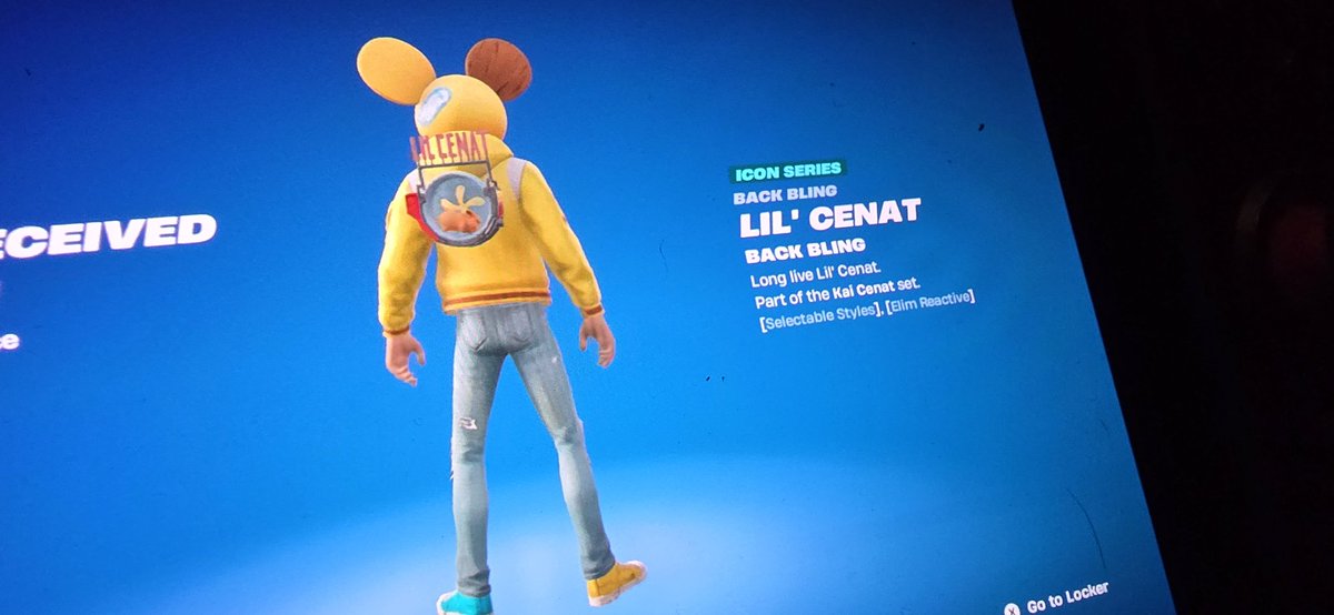 Gifted son LiL Cenat using code #Wyldstyl3 in the item shop!!!!  <a href="/R3alWyldstyl3/">Wyldstyl3</a> #fortnite #daggielegit
