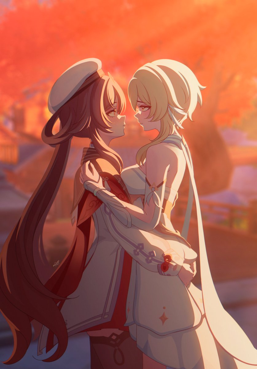 - 胡蛍 👻💫

#HuTao #Lumine #胡桃 #蛍 #GenshinImpact #原神