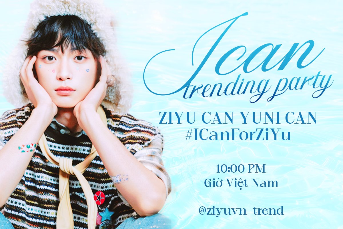 ✨ Every note, every beat — ZiYu gives his all, and we, YUNIs, will give ours. “I Can” is more than a song, it’s a promise. Let’s make tonight unforgettable! 💞🎵

ZIYU CAN YUNI CAN
#ICanForZIYU
