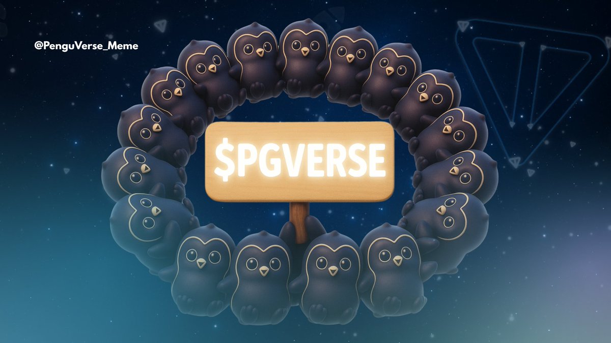 PenguVerse_Meme's tweet photo. Weekend mode on. The #PenguVerse circle is vibing in space. $PGVERSE stays strong and cute.
We do not just grind we have fun while earning. Waddle in, grab a spot, enjoy the loop.
#PGVERSE #PenguVerse #Web3Gaming #PlayAndEarn #MemeCoinTrends #bullishmode #BullRunReady https://t.co/agXDjPMCFC