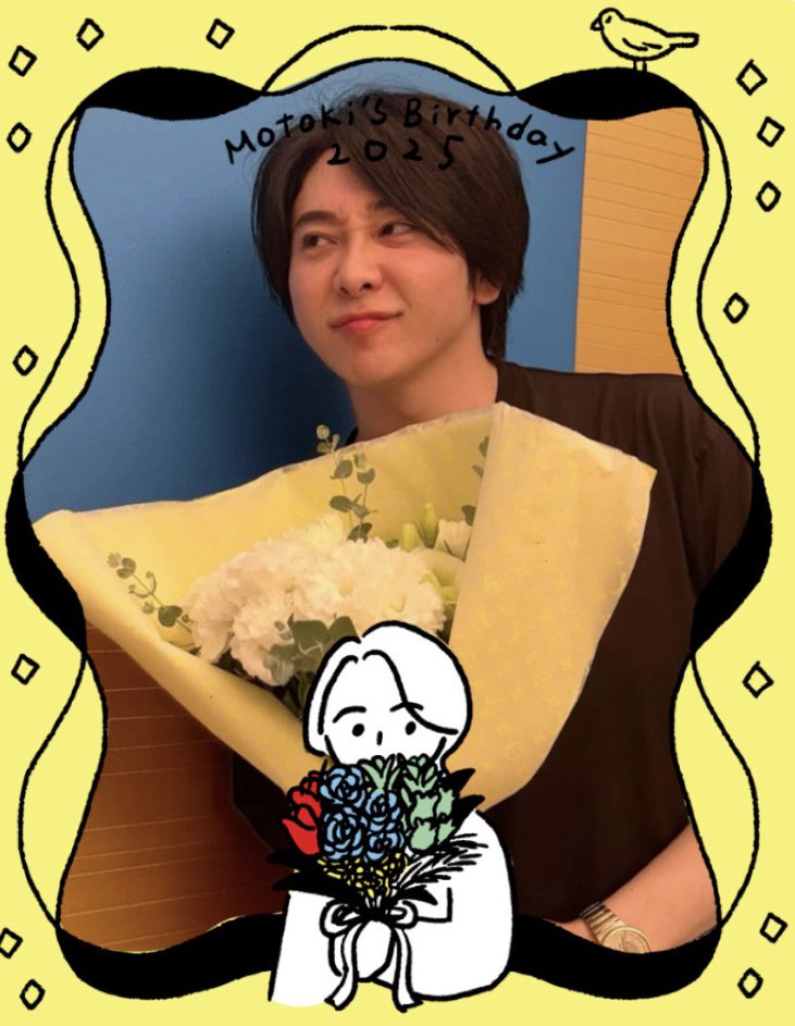 もっくんお誕生日おめでとう❕🎂
いつも楽曲､テレビ出演などでたくさん元気をもらっています🥹もっとミセス､大森元貴に早く出逢いたかった何度も楽曲に救われました。感謝してもしきれません､ありがとう🍏29歳､もっくんにとって素敵な1年になりますように😌💖

#大森元貴誕生祭
#MotokiBirthday