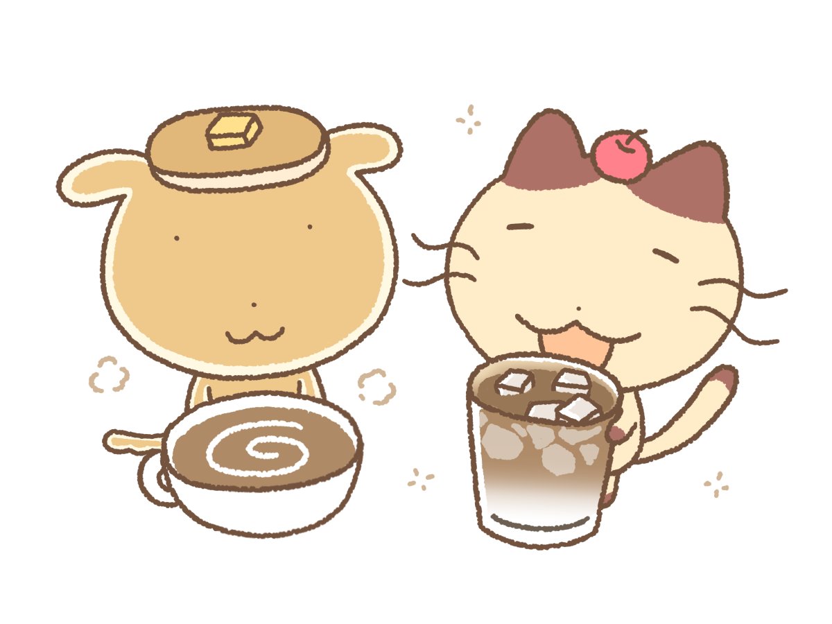 핫? 아이스? 어느 쪽을 좋아하나요~? 🥞🍮