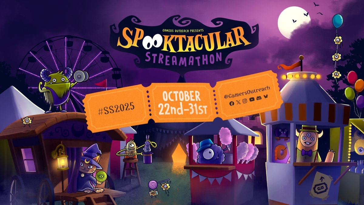 Spooktacular RETURNS! 👻

The most hauntingly fun streamathon of the year is back October 22 - 31 🎃 

#SS2025