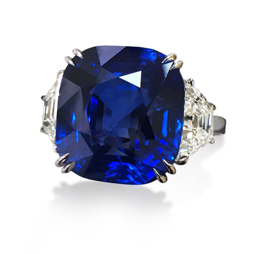 #AGTAMember Spotlight ✨

Today, we shine a light on this exquisite Sapphire ring by Jack Abraham The Precious Collection

Platinum ring featuring a 12.76 ct. cushion cut Burmese Sapphire accented by Diamonds (1.73 ctw.)