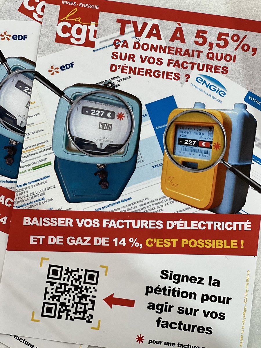 Avec 100 000 signatures, le Sénat devra étudier la proposition de loi que nous portons avec <a href="/FabienGay/">Fabien Gay</a> : baisse de la TVA à 5,5 % sur toute la facture d'énergie. L'ÉNERGIE DOIT RESTER UN BIEN COMMUN
Signez ici : petitions.senat.fr/initiatives/i-…

<a href="/FetedelHumanite/">Fête de l'Humanité</a>