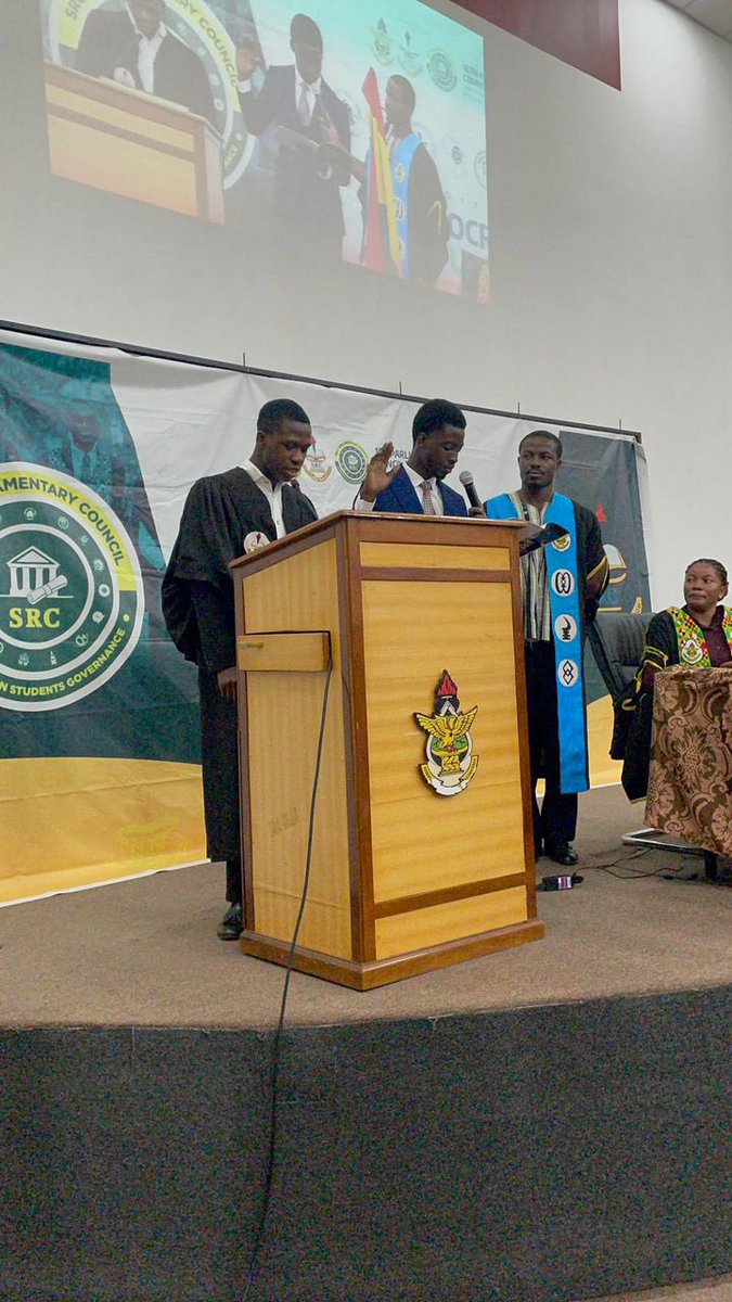 nam (@namm_m_) on Twitter photo Greetings, KNUST community. Upon my swearing in as Speaker of the 17th SRC Parliament on September 11, 2025, I am humbled by the trust bestowed upon me. I express gratitude to Almighty God and thank <a href="/realShakirIsHaq/">Shakir Is-haq</a> for the appointment and all who have shown confidence in me. Greetings, KNUST community. Upon my swearing in as Speaker of the 17th SRC Parliament on September 11, 2025, I am humbled by the trust bestowed upon me. I express gratitude to Almighty God and thank <a href="/realShakirIsHaq/">Shakir Is-haq</a> for the appointment and all who have shown confidence in me.