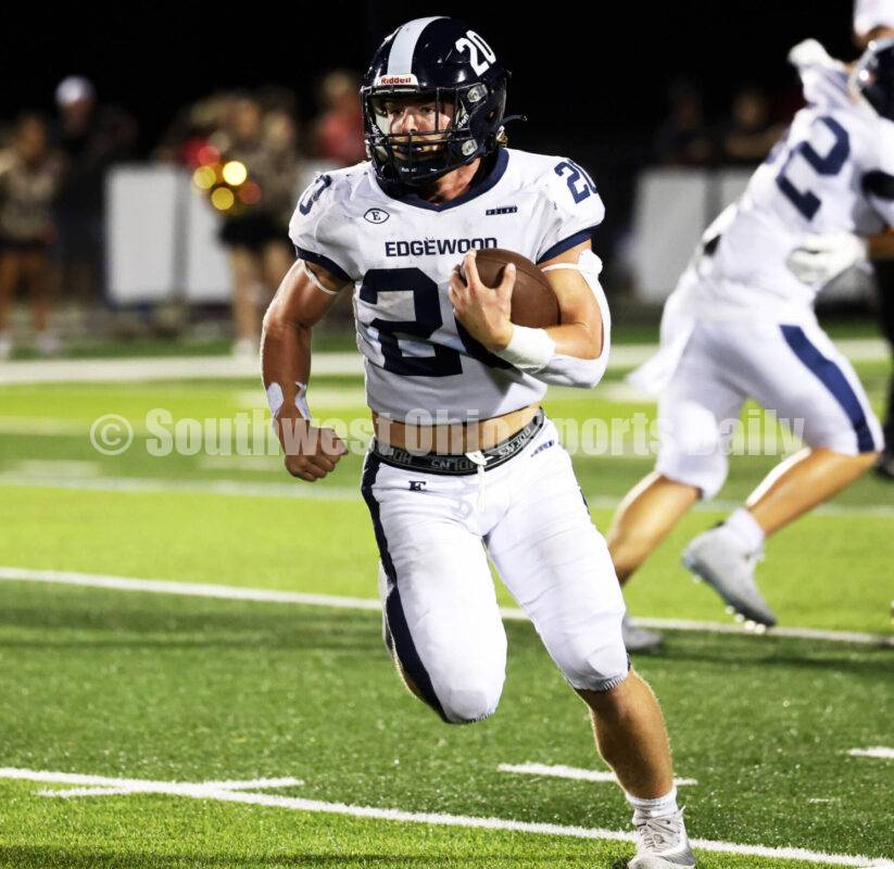 FOOTBALL: Fall, O'Banion key late ground surge as Edgewood controls crunch time and tops Fenwick for first win ... Rick Cassano's comprehensive report with comments from players and coaches on both sides (Trace Reynolds, Miller Fall and Brody O'Banion for Edgewood, Fred Cranford