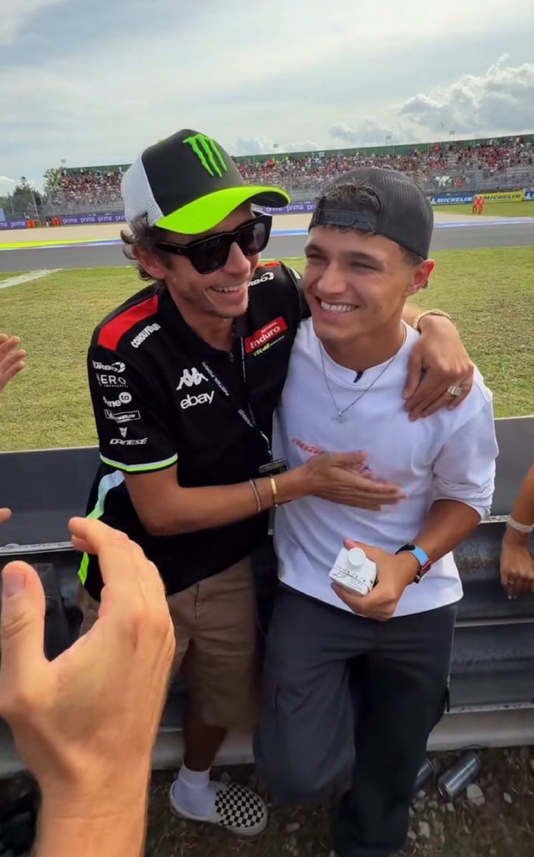 very happy for my close personal friend lando norris