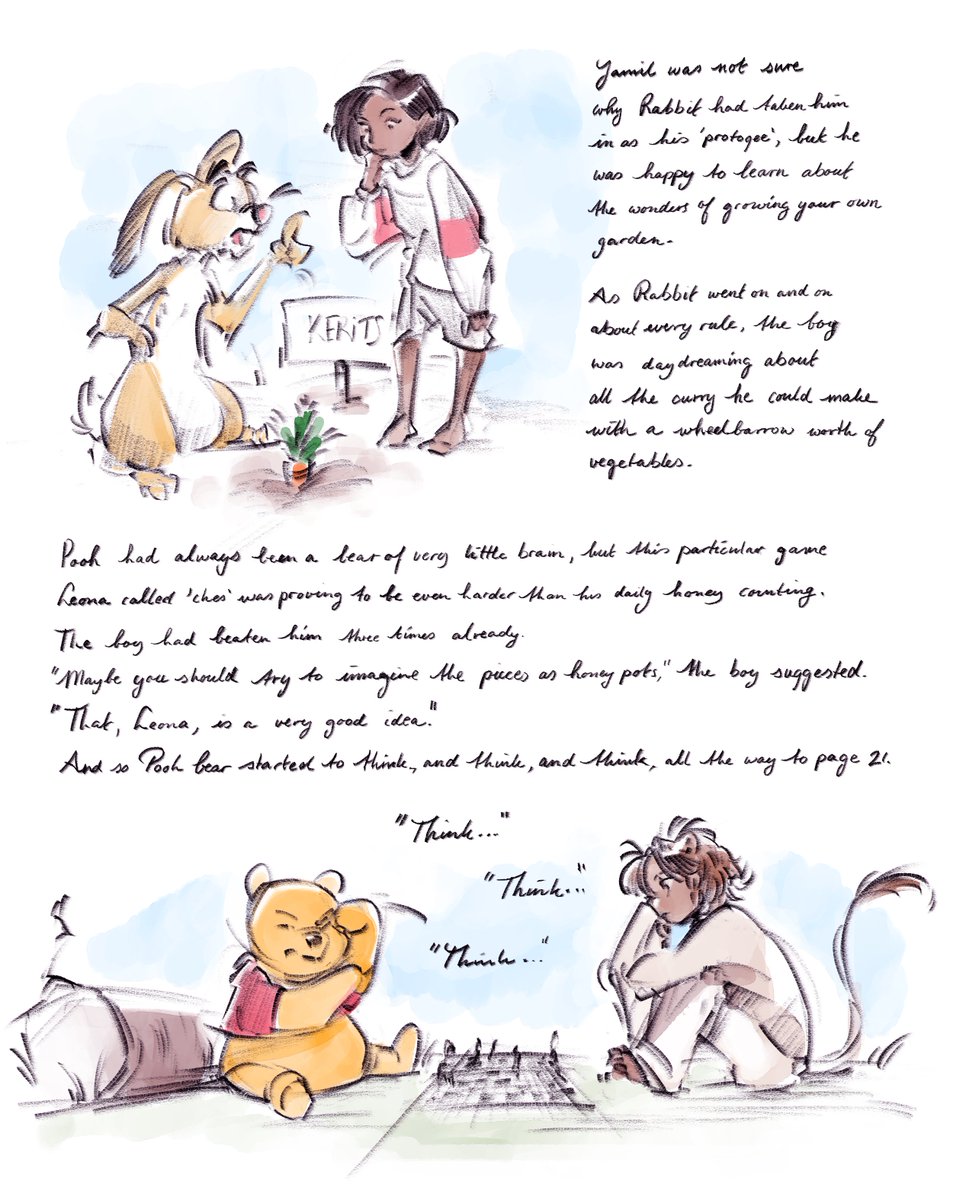 🍯𝕃𝕠𝕤𝕥 𝕚𝕟 𝕥𝕙𝕖 𝕓𝕠𝕠𝕜 𝕨𝕚𝕥𝕙... Winnie the Pooh!🍯

Where the boys are sucked into a peculiar old children’s book and wake up much younger. With no clear explanation or way out, they quickly find themselves pulled across the many adventures of Winnie the Pooh.✨