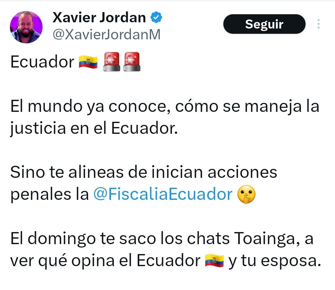 Una cosa son los chats periciados.
Pero estos individuos hacen alarde de tener pinchado a medio país. 🫩 ¿Cómo, si se supone que son transparentes y pujantes empresarios?
A no ser que Compadrito lindo pueda solventar esta duda.