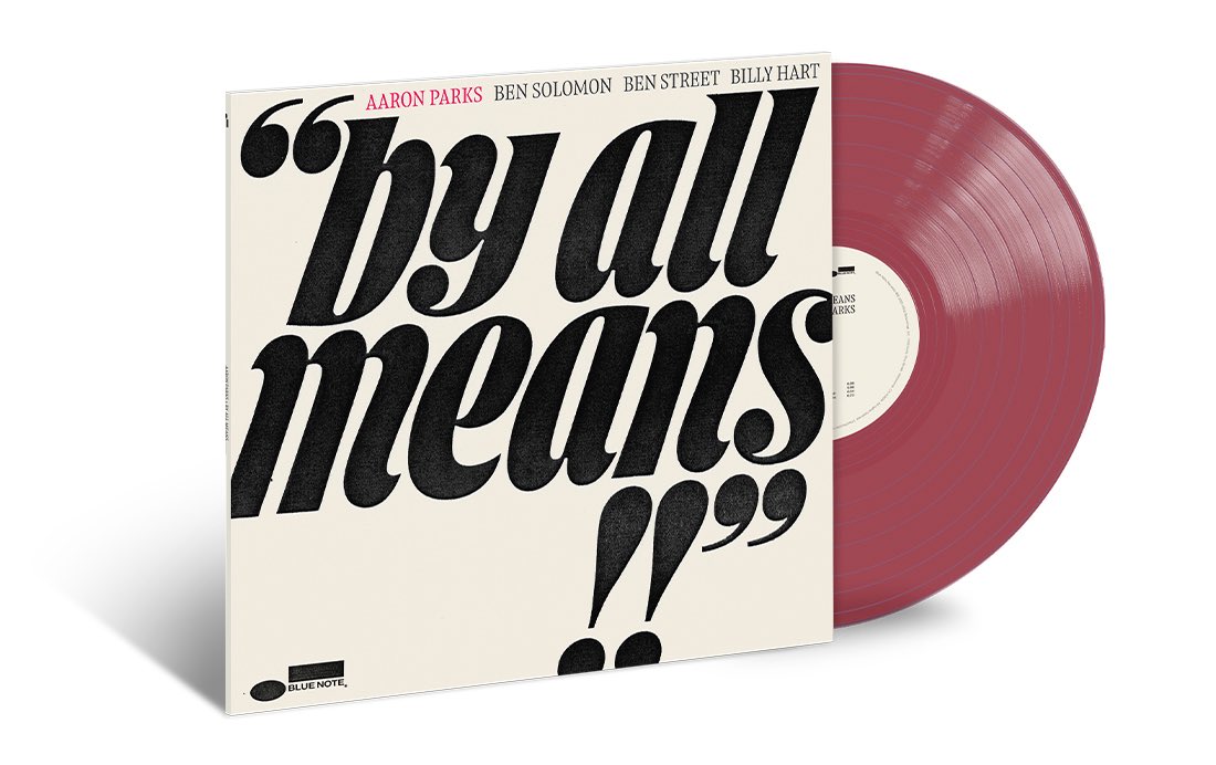 BLUE NOTE STORE BEST SELLER OF THE WEEK: Aaron Parks “By All Means” store.bluenote.com/products/aaron…