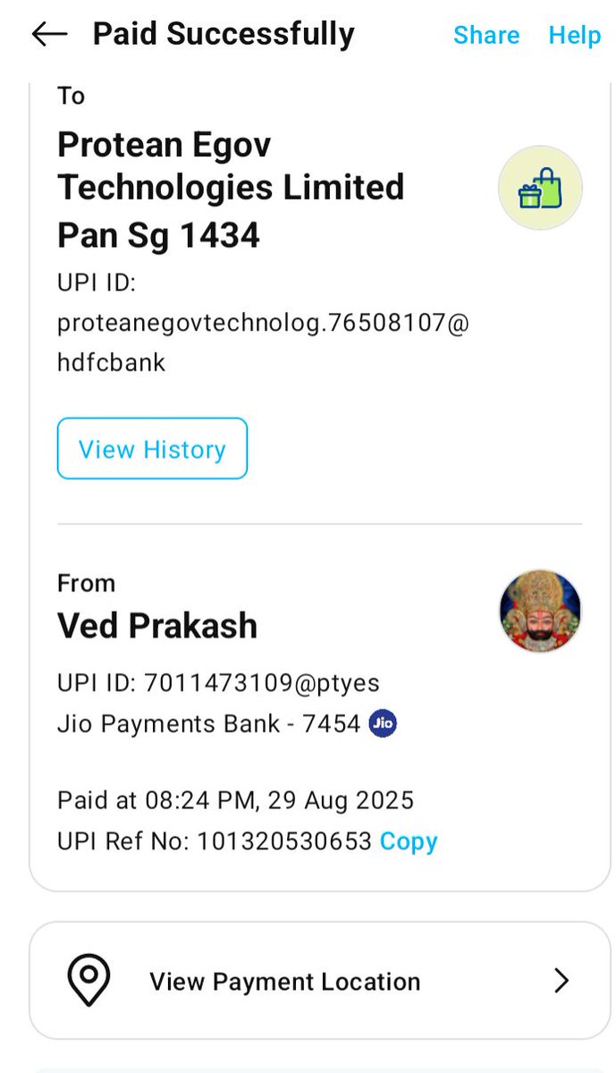 Ved_Deshwal's tweet photo. @NSDL_Depository @NSDLINDIA 
Dear sir maine pan card update kiya tha hua nahi tha to mere paise account se cut gye lekin bank account me nahi aaye please meri help kijiye 🙏 https://t.co/O0HL2XtZ2y