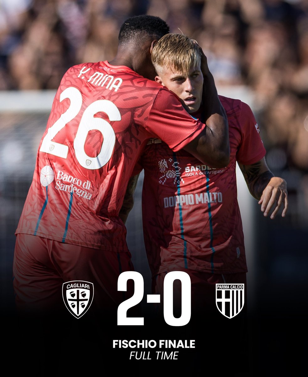 CagliariCalcio's tweet image. FELICI… E VINCENTI 🔥❤️💙