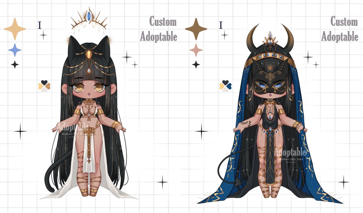Miss_Pudra's tweet image. Custom commission for @aikavrchat 💛💙🖤
Thank you for your interest in my commission //

#adoptable #customadoptable
