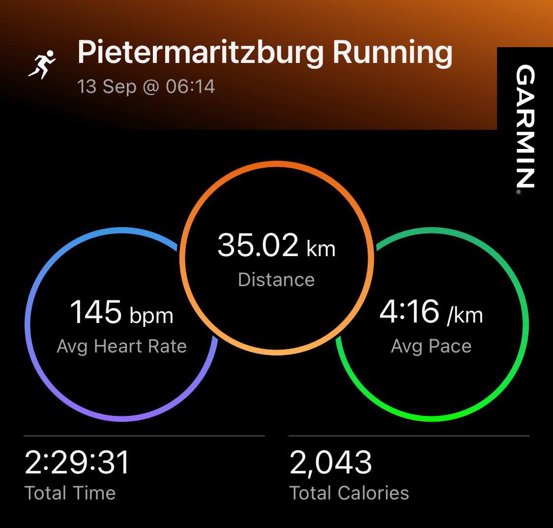 MthandeniNene's tweet photo. Road to Cape Town Marathon. Today’s purpose was to start easy and press harder when the body is tired #NegativeSplits https://t.co/R1irOXgv26