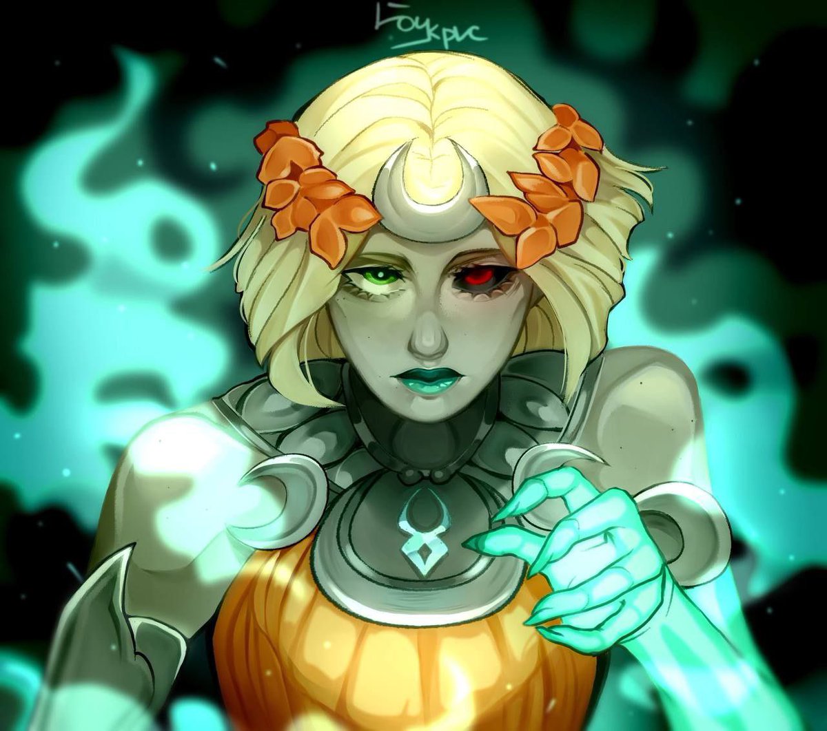 my old art with Melinoë, cause WTF HADES 2 COMING SOON? 

#hades2 #HADES #fanart #art #melinoe