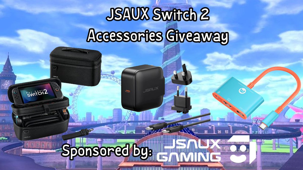 ✨ We're teaming up with JSAUX with an amazing giveaway! ✨

Three winners will receive one of each prize featured for this giveaway!

To enter the giveaway:
✨ Follow <a href="/OoCPokemon/">Out of Context Pokémon</a>, <a href="/jsauxofficial/">JSAUX</a> and <a href="/JSAUX_Japan/">JSAUX Japan</a>!
✨ Like, retweet and tag three friends!
✨ Leave a comment on